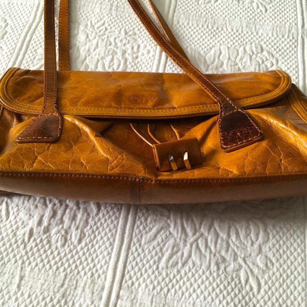 Leather Shoulder bag - brown
